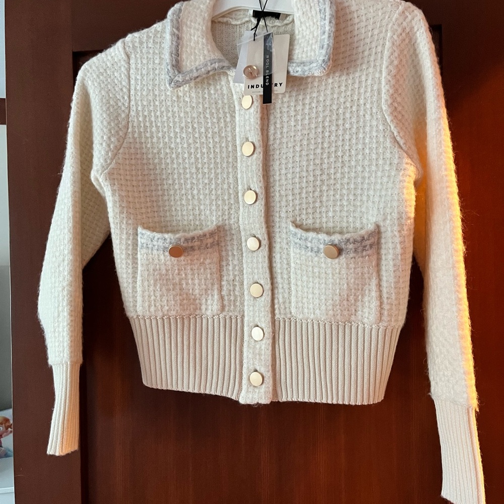 Industry cream colored sweater